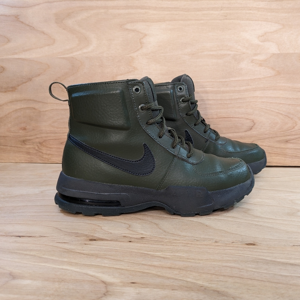 Nike Air Max Goaterra 2.0 Khaki Green Boots Youth Size 5